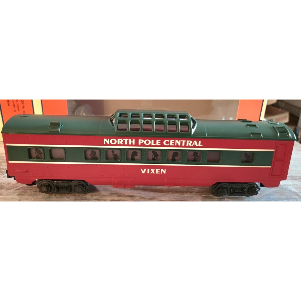 Lionel 6-25196 North Pole Central Vista Dome Vixen Passenger Car O Gauge - NIB - Picture 7 of 16